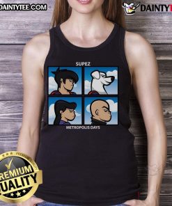 Awesome Supez Metropolis Days Tank Top featuring a vibrant cityscape design, perfect for summer fashion.