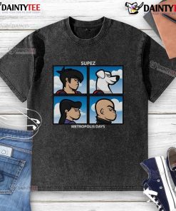 Awesome Supez Metropolis Days Washed T-Shirt featuring a vibrant graphic design, perfect for casual wear and summer style.