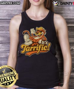 Stylish Awesome Tarrific Leopard Tank Top featuring a trendy animal print design perfect for casual outfits.