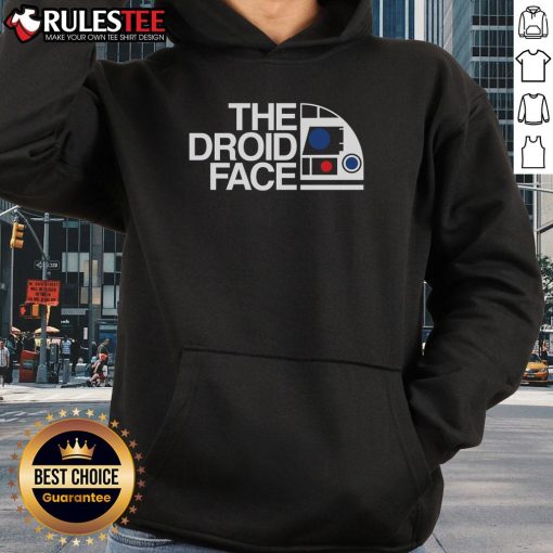 Alt Text: Awesome The Droid Face Star Wars Hoodie featuring a unique droid design, perfect for fans of the Star Wars saga.