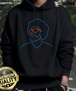 Awesome The Jingle Man Neon Hoodie in vibrant colors, perfect for festive occasions and casual wear.