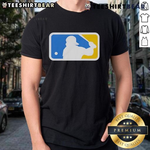 Alt Text: Awesome The Kid logo baseball t-shirt featuring a stylish design, perfect for casual wear and fan apparel.