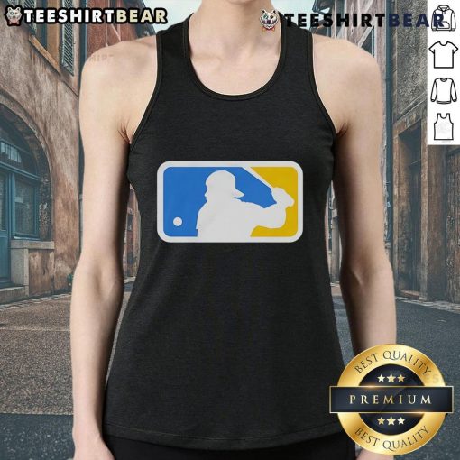 Awesome The Kid logo on a stylish baseball tank top, perfect for sports enthusiasts and fans of retro fashion.