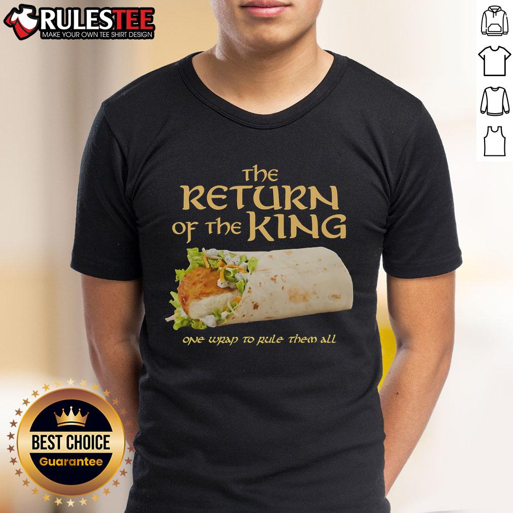 Awesome The Return Of The King One Wrap To Rule Them All Chicken Wrap T Shirt Awesome The Return Of The King chicken wrap T-Shirt featuring a unique design for fans of the epic fantasy series.