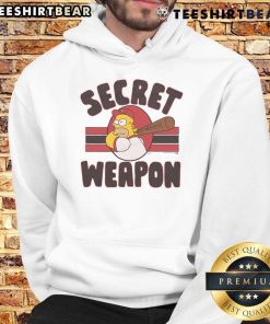Alt Text: Awesome The Simpsons Homer Secret Weapon Hoodie featuring vibrant graphics of Homer Simpson in a colorful design.