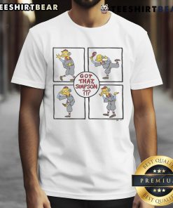 Alt Text: Awesome The Simpsons Mr. Burns T-shirt featuring classic character design for fans of the iconic animated series.