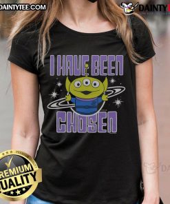 Awesome Toy Story Aliens I Have Been Chosen Ladies Tee featuring colorful graphic design and a comfortable fit.