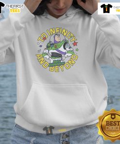 Awesome Toy Story Buzz Lightyear hoodie featuring 'To Infinity and Beyond' design, perfect for fans and collectors.