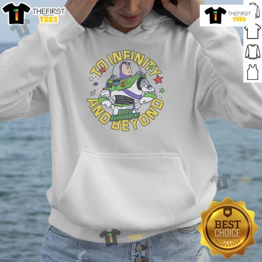 Awesome Toy Story Buzz Lightyear hoodie featuring 'To Infinity and Beyond' design, perfect for fans and collectors.