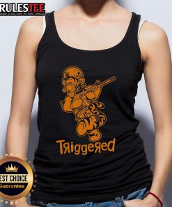 Awesome Triggered Tigger Winnie the Pooh military tank top featuring vibrant colors and playful design for fans.
