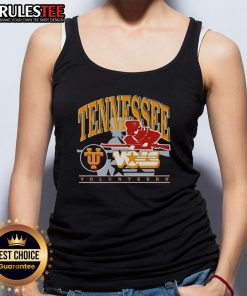 Awesome University of Tennessee Volunteers tank top in orange, showcasing school spirit and athletic style.