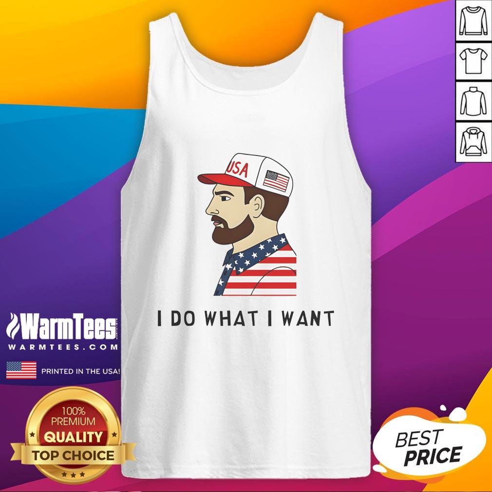Awesome Usa I Do What I Want Tank Top Awesome USA I Do What I Want tank top featuring a bold graphic design, perfect for casual summer wear.