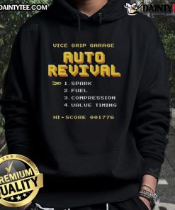 Awesome Vice Grip Garage Auto Revival Hoodie featuring a stylish design for car enthusiasts and mechanics.