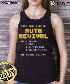 Awesome Vice Grip Garage Auto Revival Tank Top featuring a bold design, perfect for car enthusiasts and casual wear.