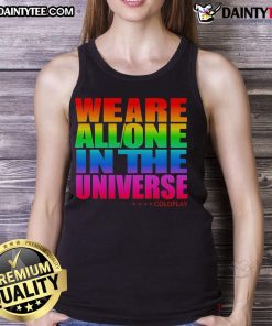 Awesome We Are All One In The Universe Pride Tank Top featuring vibrant colors and a bold, inclusive design.