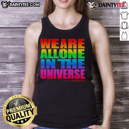 Awesome We Are All One In The Universe Pride Tank Top featuring vibrant colors and a bold, inclusive design.