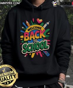 Awesome Welcome Back to School Hoodie in vibrant colors, perfect for students to celebrate the new school year.