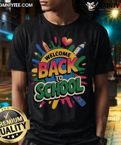 Awesome Welcome Back To School T-Shirt featuring colorful designs and fun graphics perfect for students returning to class.