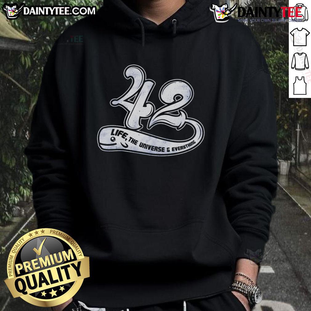 Awesome Whale 42 Life The Universe & Everything Hoodie Awesome Whale 42 Life The Universe Everything Hoodie featuring a vibrant design and cozy fabric for ultimate comfort.