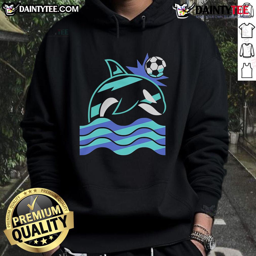 Awesome Wild Whale Soccer Hoodie Awesome Wild Whale Soccer Hoodie featuring a vibrant whale graphic and sporty design, perfect for whale lovers and soccer fans.