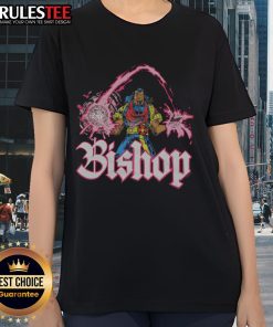 Awesome X-Men Bishop Ladies Tee featuring a vibrant design of Bishop, perfect for comic fans and stylish women.