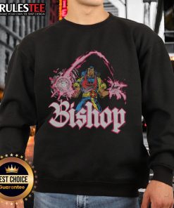Awesome X-Men Bishop sweatshirt featuring vibrant colors and a striking graphic design of the iconic character.
