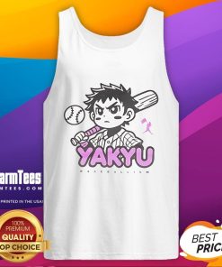 Awesome Yakyu Anime Baseballism Tank Top featuring vibrant graphics and a stylish design for anime and baseball fans.