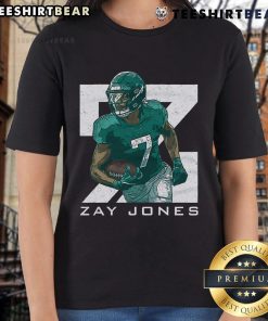 Alt Text: Awesome Zay Jones Ladies Tee featuring stylish design, perfect for fans and casual wear.