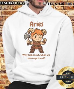 Alt Text: Cute Aries The Barbarian hoodie featuring a playful design, perfect for expressing your fierce personality and style.