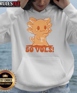 Cute axolotl design on a cozy hoodie, perfect for Tennessee fans and animal lovers alike. Stylish and comfortable!