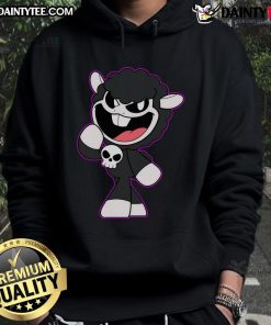 Cute BabaChops Poppy Playtime Hoodie featuring colorful graphics and cozy design for kids' playful adventures.