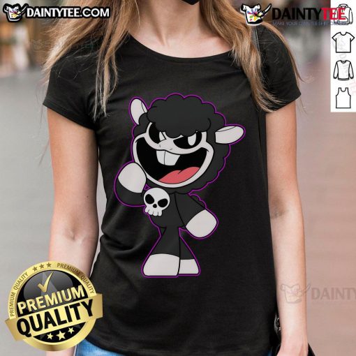 Alt Text: Cute BabaChops Poppy Playtime Ladies Tee featuring vibrant graphics and a comfortable fit for casual wear.