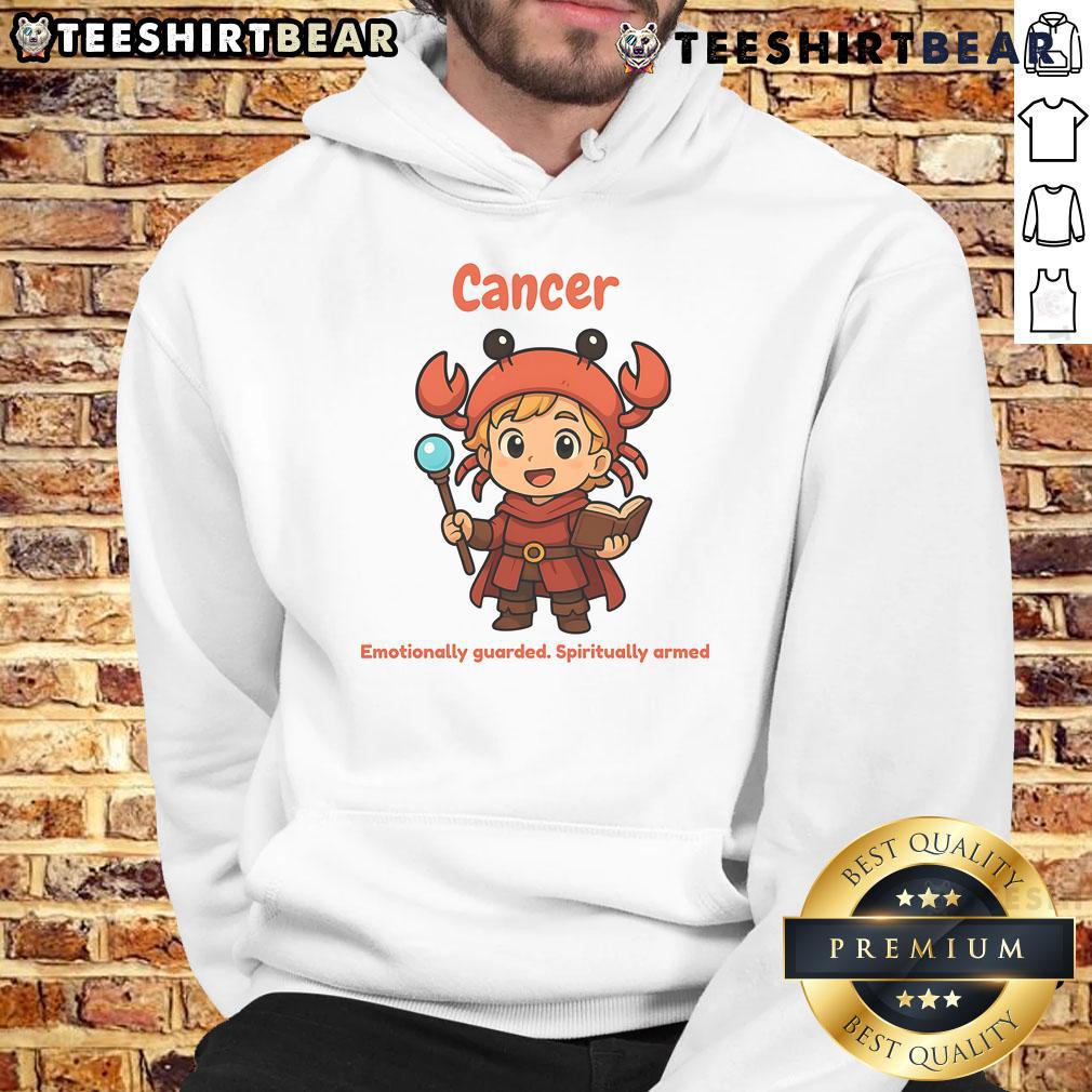 Cute Cancer The Wizard Emotionally Guarded Spiritually Armed Hoodie Cute Cancer the Wizard hoodie, featuring an emotionally guarded design and spiritual elements for cozy style.