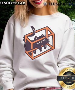 Cute Cat Paradox Sweatshirt featuring a playful cat design, perfect for cat lovers and cozy casual wear.