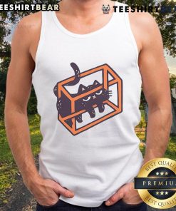 Alt Text: Adorable cute cat paradox tank top featuring a playful cat design, perfect for casual wear and cat lovers.