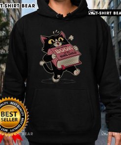 Alt Text: Cute Cat hoodie featuring 'The Little Book of My Nine Lives' design, perfect for cat lovers and cozy wear.