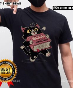 Cute Cat T-Shirt featuring The Little Book Of My Nine Lives design, perfect for cat lovers and enthusiasts.