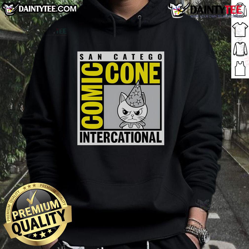 Cute Comic Cone San Catego Intercational Hoodie