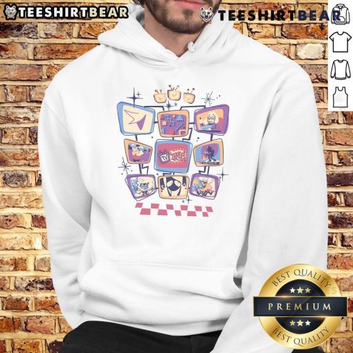 Alt Text: Cute Deltarune TV Time Hoodie featuring vibrant graphics and cozy design, perfect for gamers and fans of Deltarune.