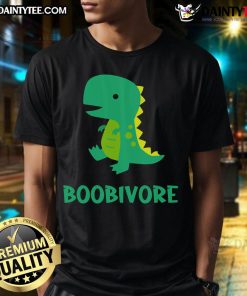 Cute Dinosaur Boobivore T-Shirt featuring a playful dino design, perfect for kids and dinosaur lovers.