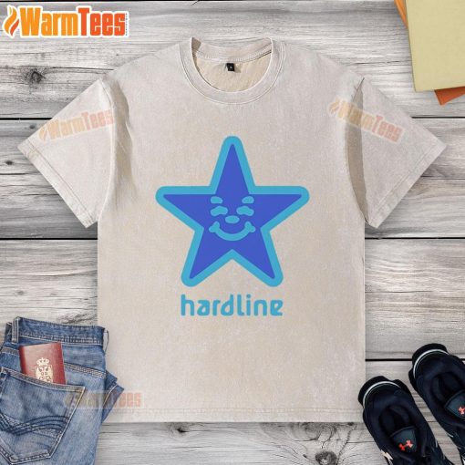 Cute Hardline Hard E Washed T-Shirt in soft fabric, featuring a trendy design perfect for casual outfits.