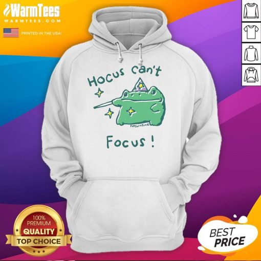 Adorable Hocus Cant Focus Frog Hoodie featuring a playful frog design, perfect for cozy casual outfits.