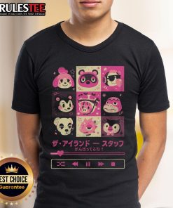 Alt Text: Cute Island Mixtape Animal Crossing T-Shirt featuring vibrant graphics and playful designs for fans of the game.