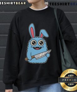 Alt Text: Cute Leave Me Alone Cleaver Labubochka Sweatshirt with playful design, perfect for casual outfits and cozy wear.