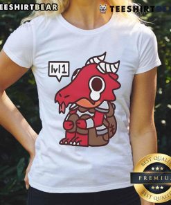 Alt Text: Cute Level 1 Dragon Ladies Tee featuring an adorable dragon graphic, perfect for casual wear and dragon lovers.