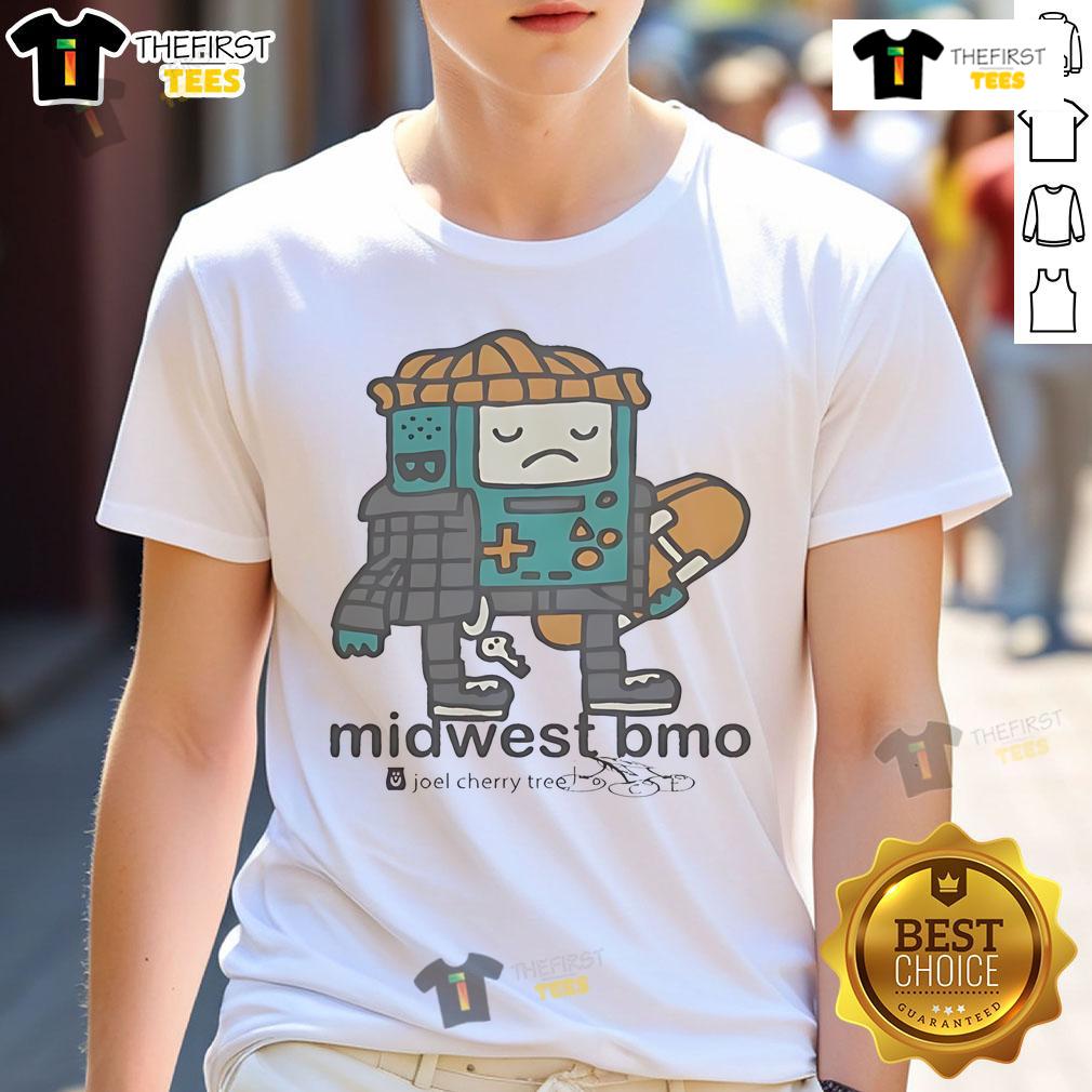 Cute Midwest Bmo Joel Chetty Tree Adventure Time Beemo T Shirt Adorable Midwest Bmo Joel Chetty Tree Adventure Time Beemo T-Shirt featuring a vibrant graphic of Bmo in a tree.