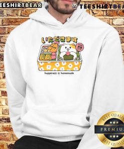 Cute Neko Bento hoodie featuring a cheerful cat design, perfect for cozy days and expressing happiness is homemade.