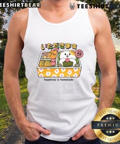 Cute Neko Bento tank top featuring a cheerful design, perfect for showcasing homemade happiness and a love for cats.