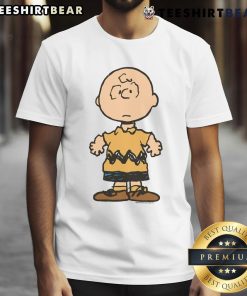 Adorable Charlie Brown character t-shirt featuring cute Peanuts design, perfect for fans of the classic comic strip.