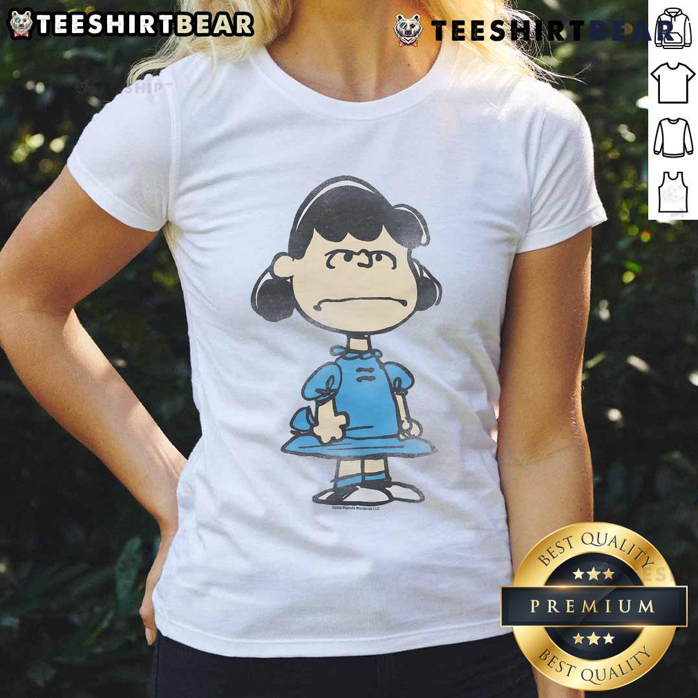 Cute Peanuts Lucy Character Ladies Tee Cute Peanuts Lucy character ladies tee featuring vibrant graphics and a comfortable fit for stylish everyday wear.